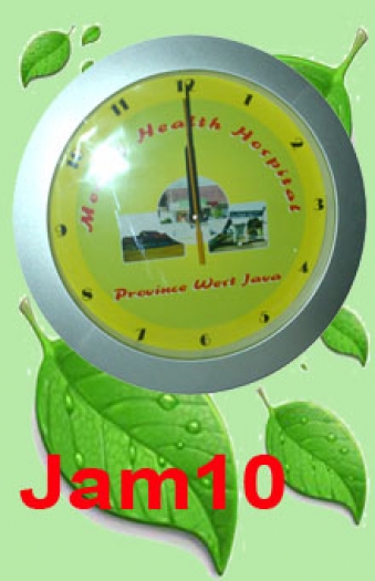 Jam Dinding Foto/Logo10