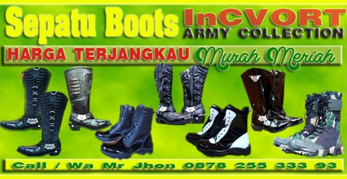 Sepatu Boots Army